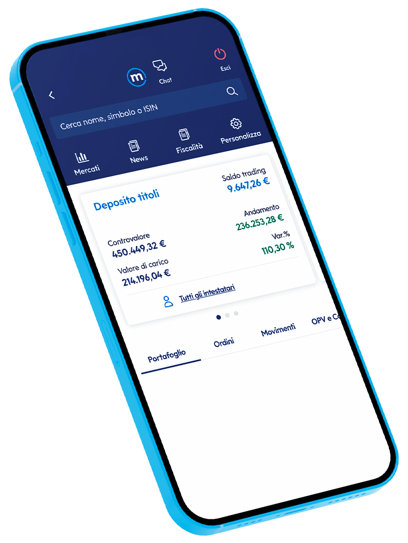 Trading e investimenti nell’app SelfyConto
